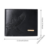 Sleek Eagle-Pattern Wallet