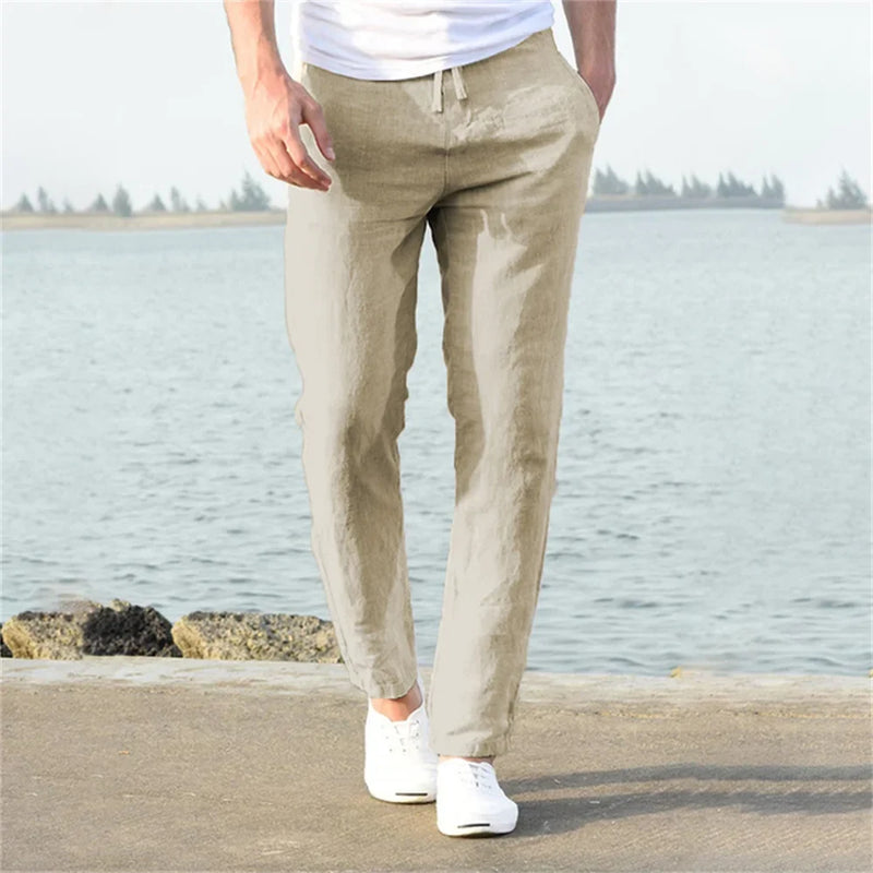 Breathable Men's Linen Pants