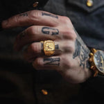 Majestic Eagle Gold Ring