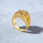 Majestic Eagle Gold Ring