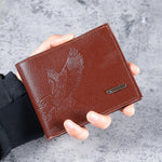 Sleek Eagle-Pattern Wallet